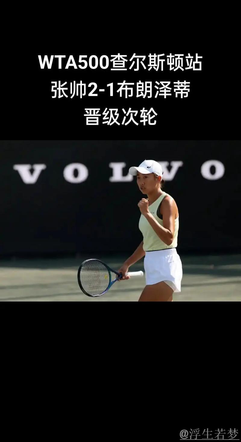 张帅逆转击败布朗泽蒂,挺进查尔斯顿站次轮 张帅逆转击败布朗泽蒂,挺进查尔斯顿站次轮